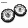 CHROME or BLACK 14" Supermoto Wheelsets